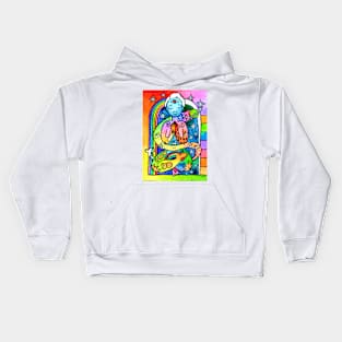 Man connected to Cosmos Kids Hoodie